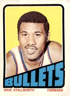 1972-73 Topps Dave Stallworth basketball trading card featuring Dave Stallworth