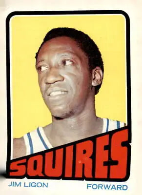 Vintage Jim Ligon basketball trading card from 1972-73 Topps #204 displayed