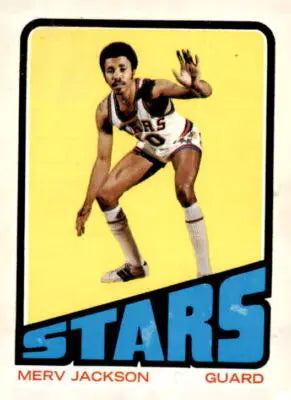 1972-73 Topps #233 Merv Jackson Utah Stars player basketball trading card