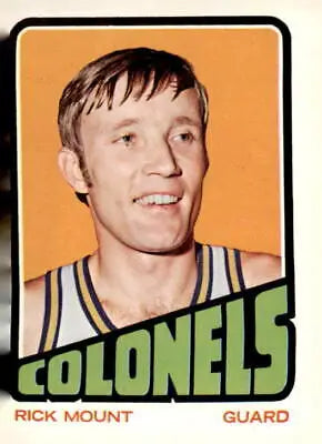 1972-73 Topps Rick Mount basketball card, a classic sports trading card collectible