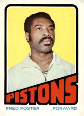 Fred Foster basketball trading card from 1972-73 Topps #66 in EX-MT condition