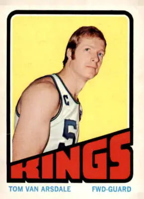 Vintage Tom Van Arsdale basketball card from 1972-73 Topps trading card collection