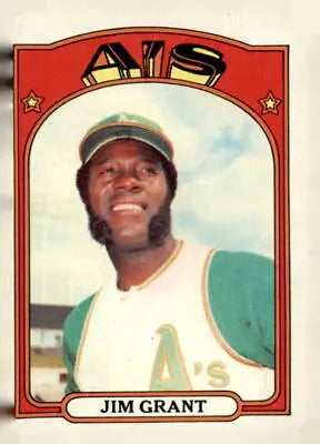 1972 Topps #111 Jim Grant baseball card featuring the Oakland Athletics player