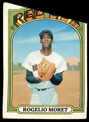 Rogelio Moret baseball card from 1972 Topps #113 featuring Boston Red Sox player