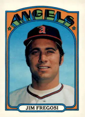 1972 Topps Jim Fregosi baseball card featuring California Angels player in mint condition