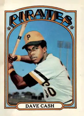 1972 Topps Dave Cash baseball card featuring Dave Cash from the Cash baseball card series