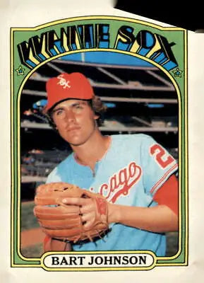 1972 Topps #126 Bart Johnson sports trading card featuring baseball player Bart Johnson
