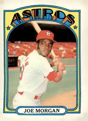 Joe Morgan baseball card from the 1972 Topps #132 collection featuring Joe Morgan