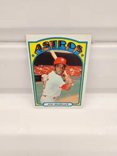 Joe Morgan baseball trading card from 1972 Topps #132, a classic sports trading card