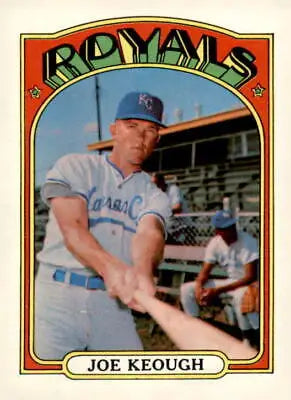 Joe Keough trading card from 1972 Topps #133 showcasing Joe Keough baseball memorabilia