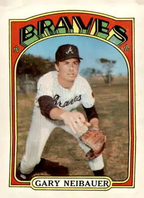 1972 Topps Gary Neibauer baseball card featuring Gary Neibauer in collectible condition