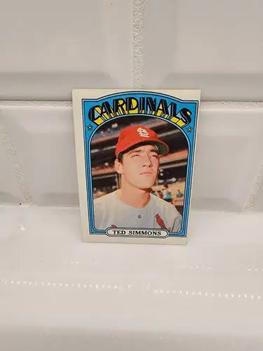 1972 Topps Ted Simmons trading card from the sports trading card collection