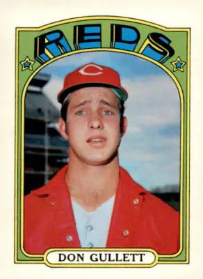 Don Gullett baseball card from 1972 Topps #157 in near mint condition