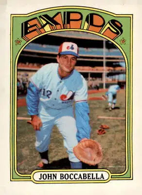 John Boccabella 1972 Topps #159 Baseball Card featuring Montreal Expos player