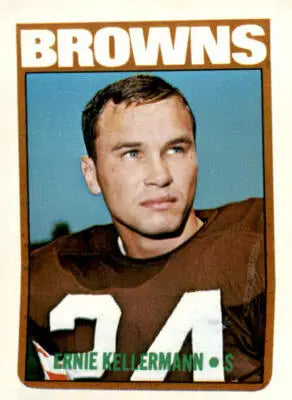 1972 Topps #162 Ernie Kellermann sports trading card for collectors