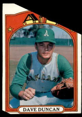 1972 Topps #17 Dave Duncan trading card from the Topps set for collectors