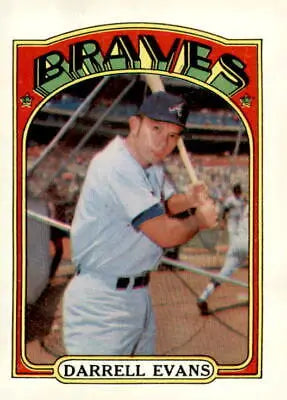 Darrell Evans baseball card from 1972 Topps #171, a classic trading card collectible