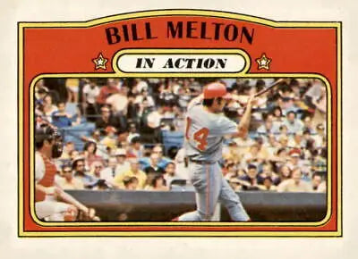 1972 Topps #184 Bill Melton EX-MT trading card for baseball collectors and enthusiasts