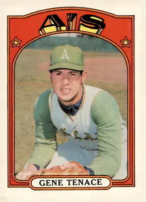 Gene Tenace baseball card from the 1972 Topps #189 collection featuring Tenace’s portrait