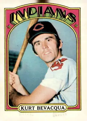 Kurt Bevacqua baseball card 1972 Topps #193 in VG-EX condition for collectors