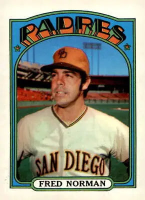 Fred Norman baseball card from 1972 Topps #194, a sports trading card collectible
