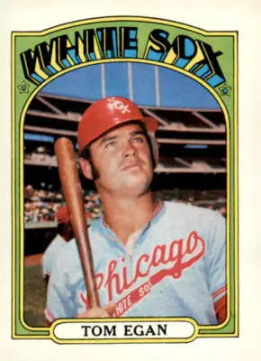 1972 Topps #207 Tom Egan sports trading card front view