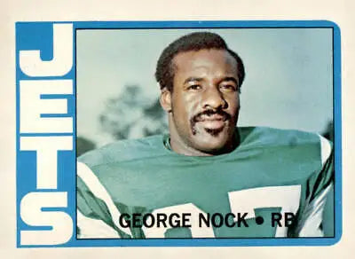 1972 Topps #212 George Nock EX-MT sports trading card featuring NFL player George Nock