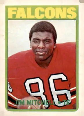 Vintage 1972 Topps Jim Mitchell Sports Card #227 in VG-EX condition