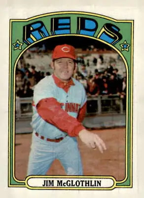 1972 Topps #236 Jim McGlothlin baseball card featuring the former MLB pitcher