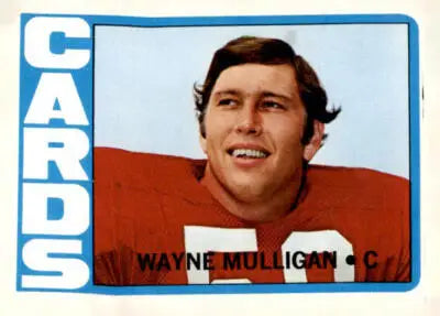 Wayne Mulligan football card from 1972 Topps #236 showcasing Wayne Mulligan football card