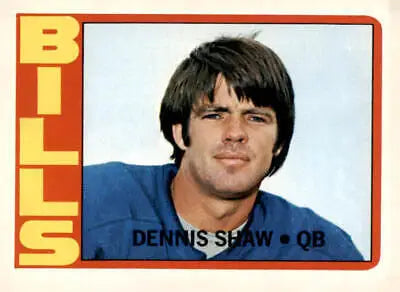 Dennis Shaw football card from 1972 Topps #238 for sports trading enthusiasts