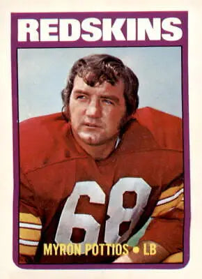 Myron Pottios trading card 1972 Topps #243 in EX-MT condition for collectors