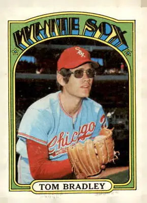1972 Topps #248 Tom Bradley baseball card featuring the Chicago White Sox player