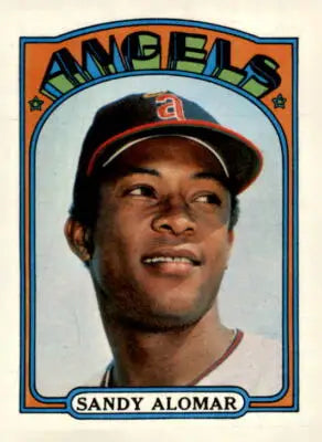 Sandy Alomar baseball card from 1972 Topps series showcasing trading card collectibles