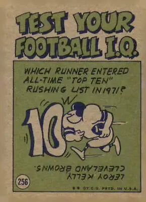 Vintage 1972 Topps Don Horn EX-MT sports trading card with trivia details