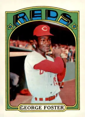 George Foster trading card from 1972 Topps set, perfect for collectors