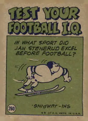 Vintage football trivia card featuring Mike McCoy from the 1972 Topps trading card set