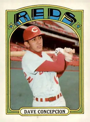 Dave Concepcion baseball card featured in 1972 Topps #271 Ken Rudolph baseball product