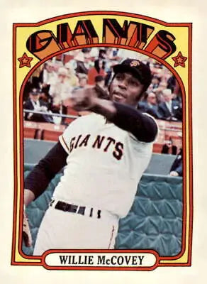 1972 Topps #280 Willie McCovey baseball card in excellent near mint condition
