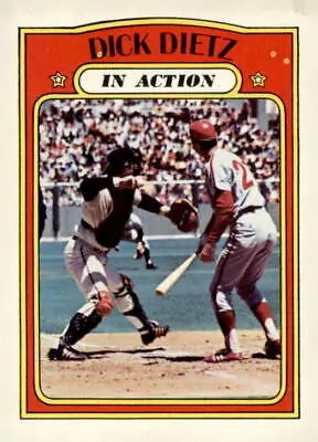 Dick Dietz baseball card from the 1972 Topps set featuring the San Francisco Giants