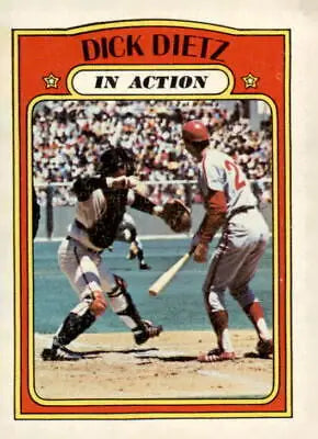 1972 Topps #296 Dick Dietz EX-MT sports trading card collectible for fans