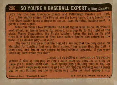 Back of 1972 Topps #296 Dick Dietz EX-MT trading card showing player stats and info