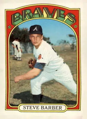 1972 Topps #333 Steve Barber EX-NM trading card for collectors and fans of Steve Barber