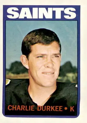 Charlie Durkee trading card from 1972 Topps #34 in EX-MT condition