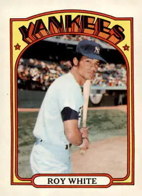 1972 Topps #340 Roy White EX sports trading card showcasing a legendary player
