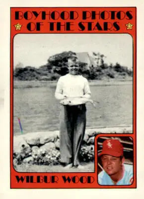 Wilbur Wood Chicago White Sox baseball card from 1972 Topps #342 in EX-MT condition