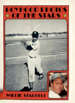 1972 Topps #343 Willie Stargell baseball card displayed in excellent condition