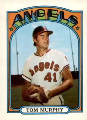 Tom Murphy baseball card from 1972 Topps #354, EX-MT condition, Murphy baseball card