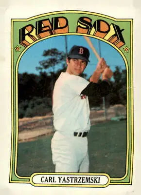 1972 Topps #37 Carl Yastrzemski EX trading card of legendary Boston Red Sox player