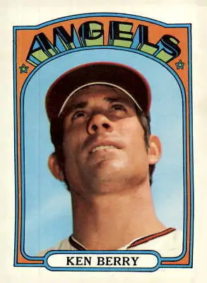 Ken Berry baseball card from 1972 Topps #379 in excellent-mint condition
